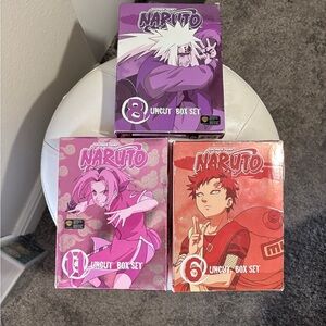 Naruto Uncut Box Set 6, 8, 11